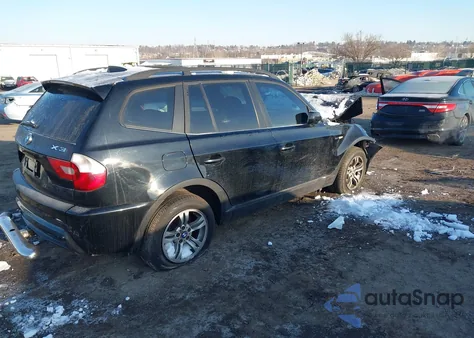 2006 BMW X3 3.0I from USA, damaged, VIN WBXPA93416WG92084